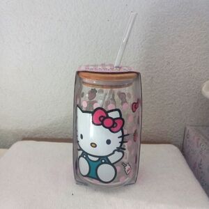 Hello kitty glass